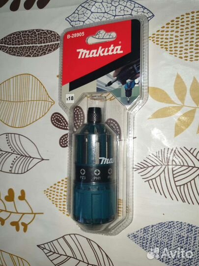 Набор makita отвёртка (бит 18шт, оригинал) makita