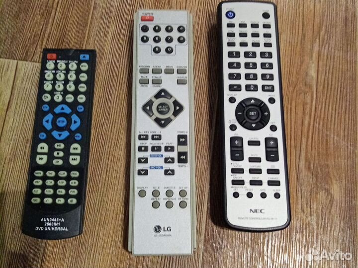 Пульт д/у DVD-универсал, LG, NEC