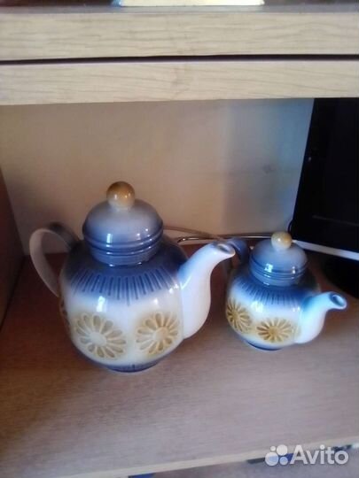 Набор керамических чайников 2,4л и 800мл