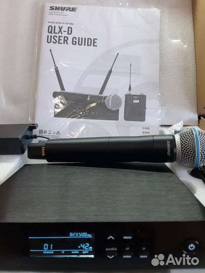 Радиомикрофон Shure QLX-D4 beta SM58