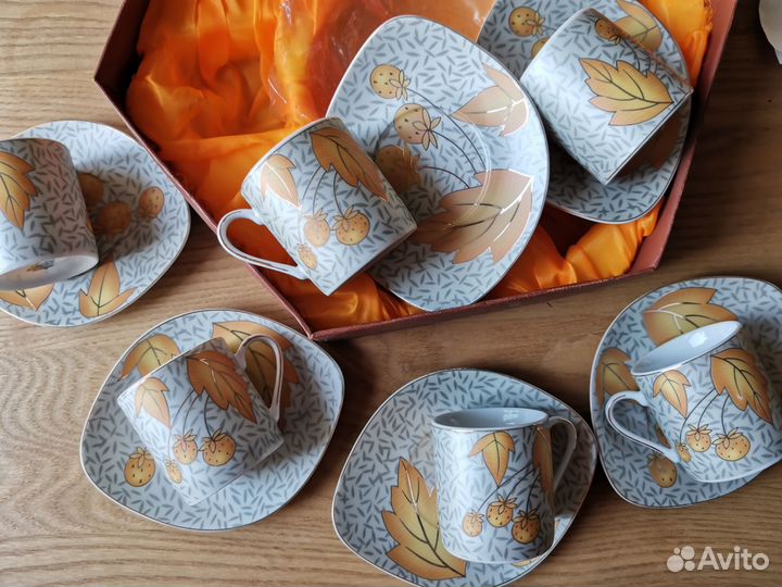 Кофейный набор сервиз новый