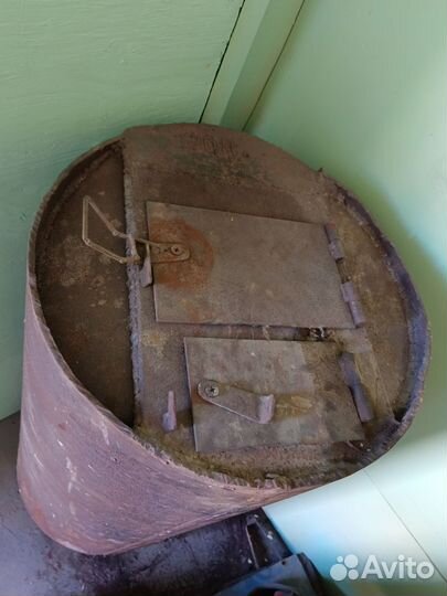 Печь буржуйка для гаража бу