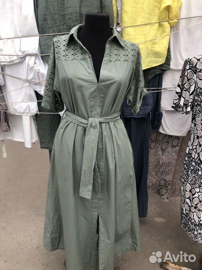 Платье хлопок очень красивое Италия