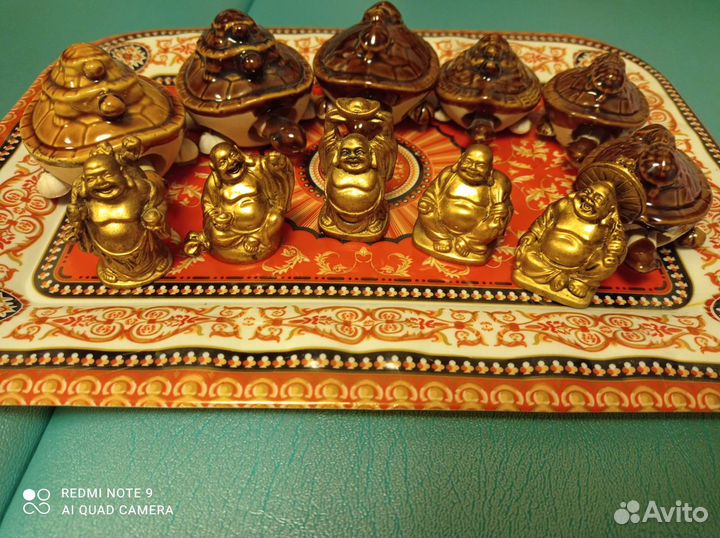 Фигурки фен шуй. Хотей. Черепаха