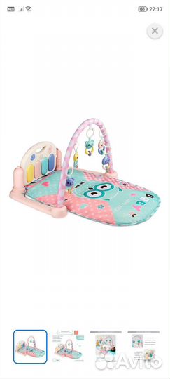 Развивающий коврик с пианино