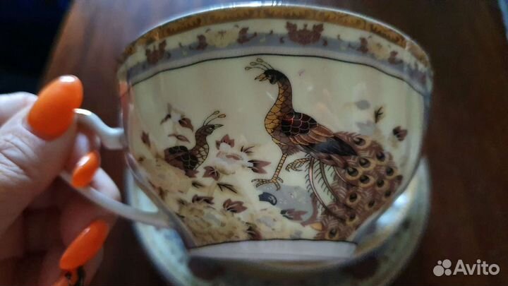 Набор чашки+блюдца+тарелки