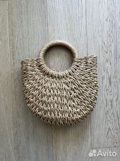 Соломенная сумка