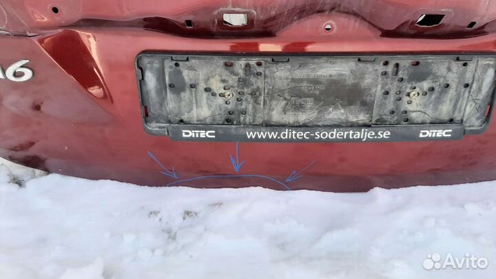 Крышка багажника mazda 6 gh универсал