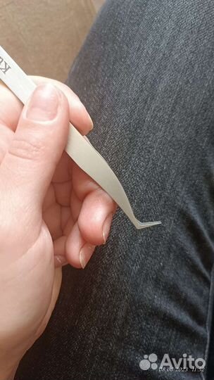 Пинцет для наращивания ресниц