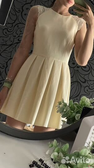 Желтое платье love republic