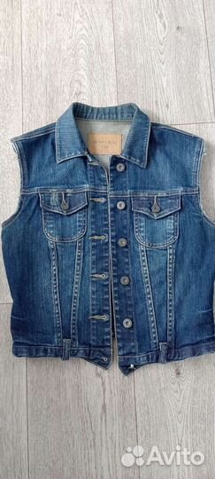 Джинсовый жилет для девочки 152