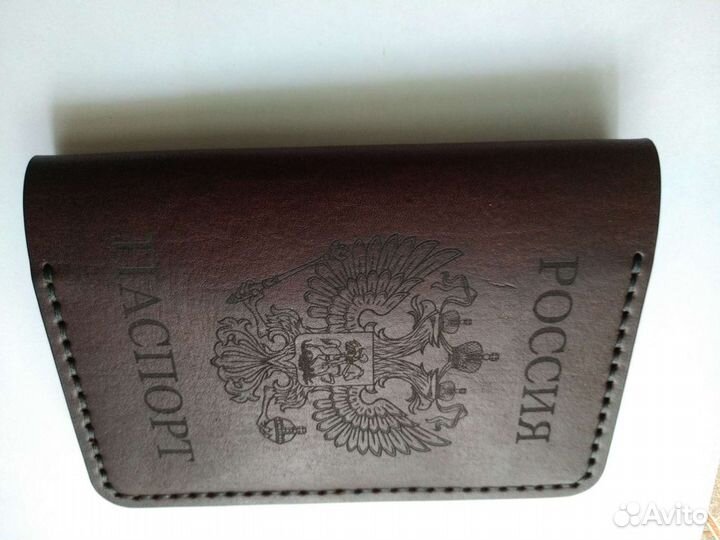 Обложка на паспорт из натуральной кожи