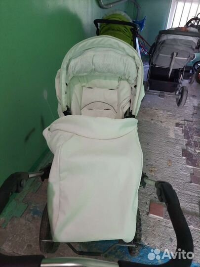 Коляска 2 в 1 эко кожа