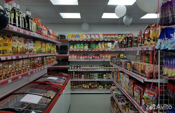 Продуктовый магазин с отделом разливных пенных нап