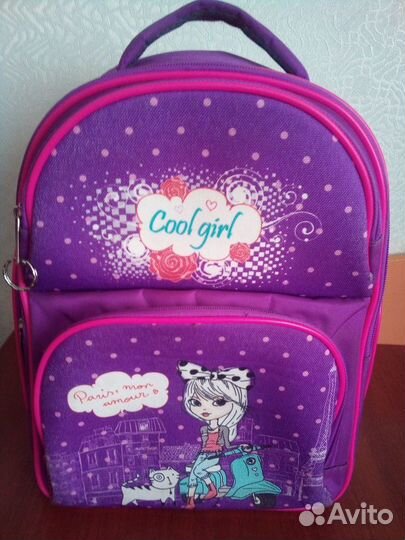 Ранец фиолетовый школьный для девочки