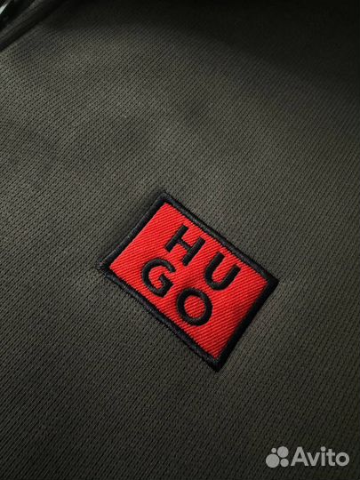 Толстовка Hugo зеленая люкс