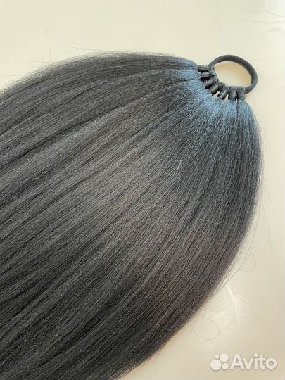 Афрохвост черный на резинке