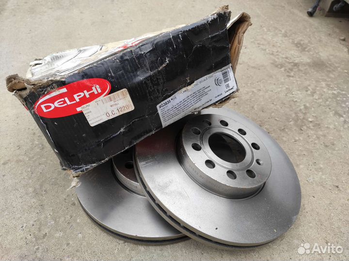 Диски тормозные передние Audi A3 VW G5 Skoda