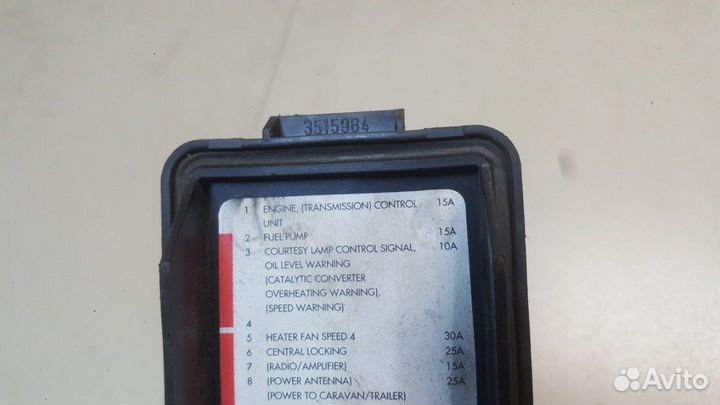 Крышка блока предохранителей Volvo S70 B5244T 1999