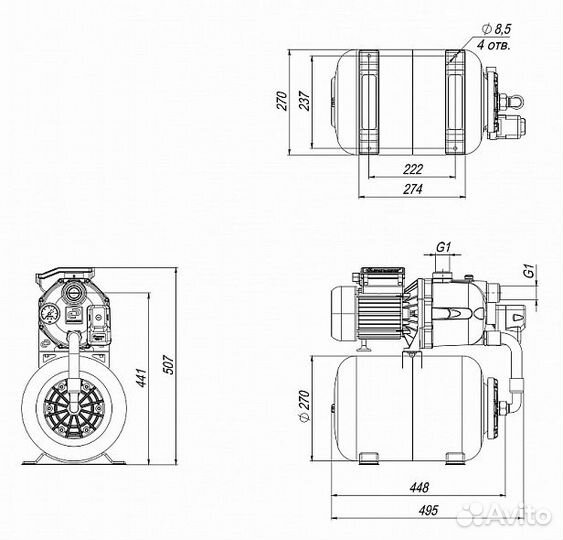 Насосная станция Джилекс джамбо 70/50 П-24