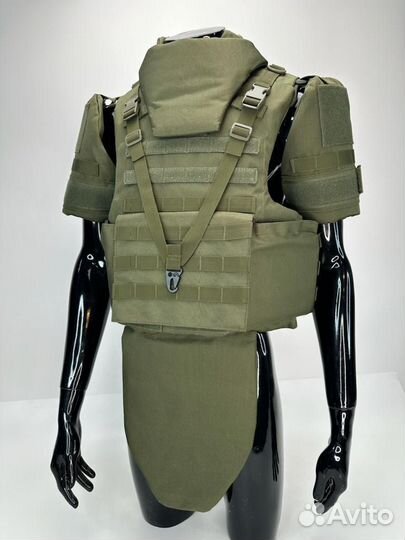 Бронежилет с защитой плеч, шеи, паха