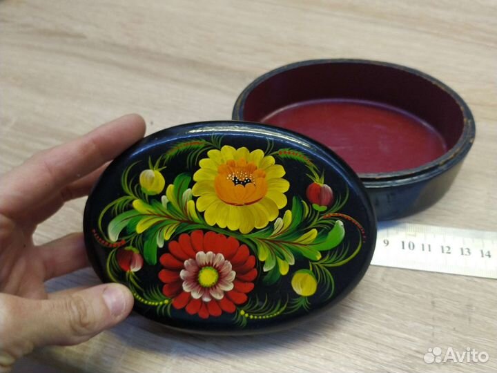 Шкатулка СССР с росписью