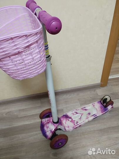 Самокат детский трехколесный бу