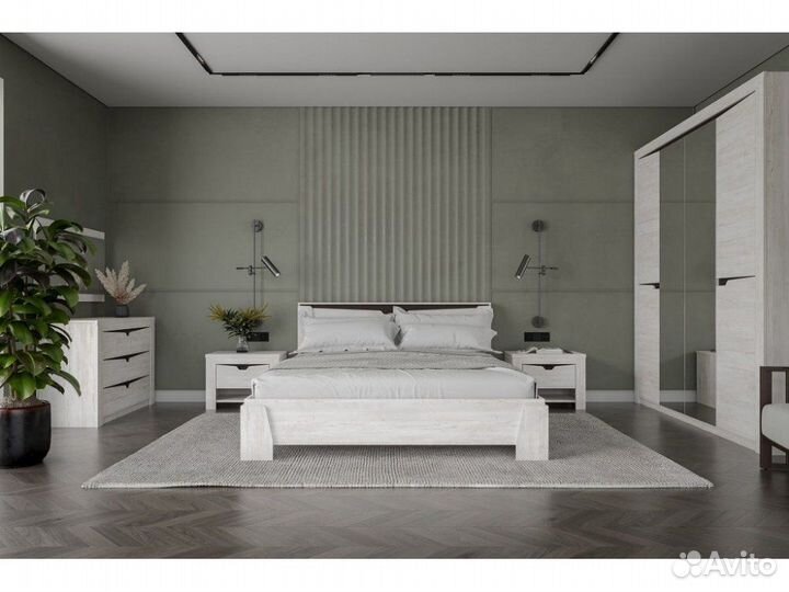 Кровать Люкс 1400 Prime Гарда Дуб Винтерберг