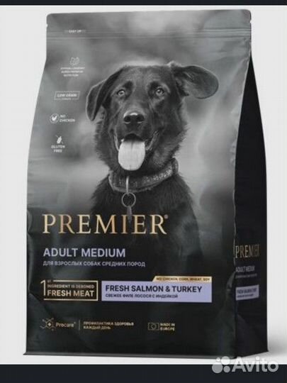 Premier корм для собак средних пород 10 кг