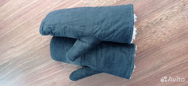 Рукавицы зимние советские на овчине