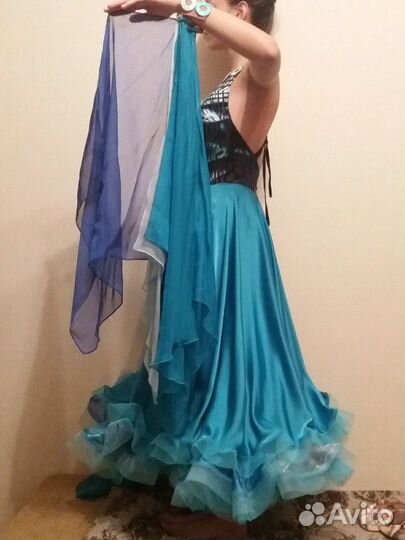 Платье для спортивных бальных танцев