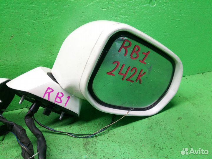 Зеркало Honda Odyssey RB1 переднее белый Перед