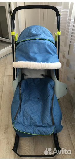 Детские санки с колесами