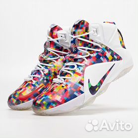 Nike lebron 12 store multicolor basketball shoes