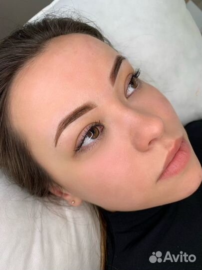 Перманент бровей и губ, напыление