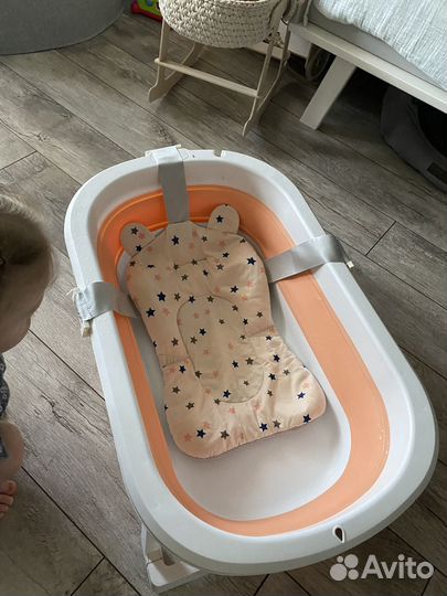 Детская ванночка для купания складная