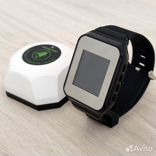 Беспроводная система/кнопка вызова официанта часы