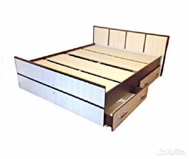 Кровать двуспальная от спальни Сакура