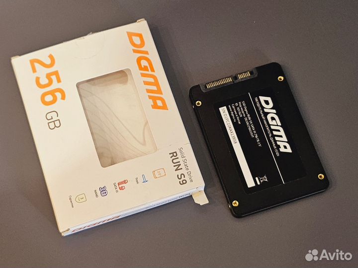 Твердотельный накопитель digma 256 гб SATA