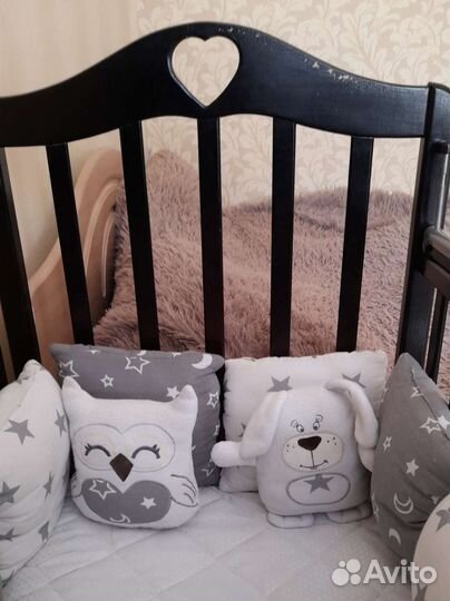 Кроватка с маятником + матрас