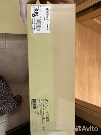 Сапоги женские, Sergio Rossi. оригинал