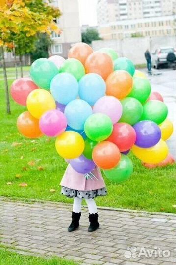 Шары гелиевые, воздушные, свадьба, юбилей