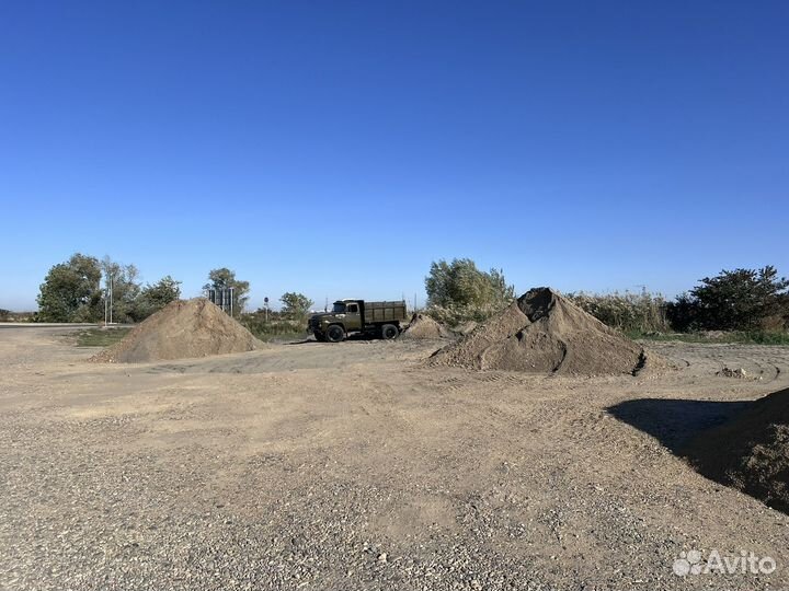 Песок щебень отсев земля с доставкой