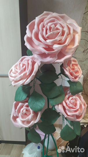 Цветы из изолона светильник