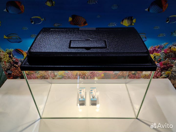 Аквариум 60л с крышкой