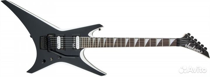 Jackson JS32 Warrior Black with White Bevels