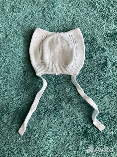 Шапка детская на завязках 38-40