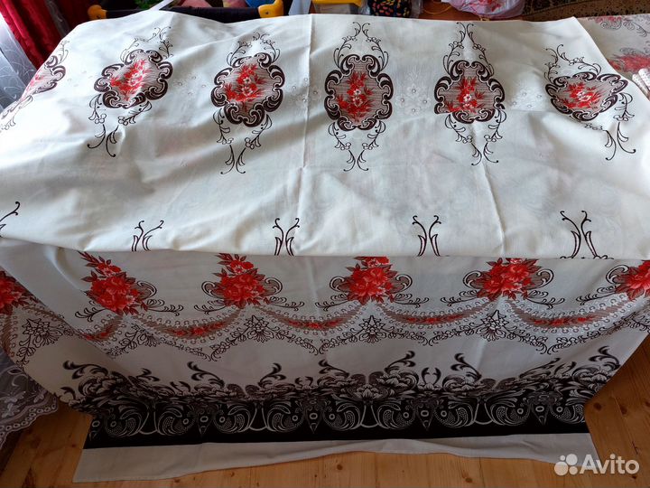 Шторы СССР, ткани