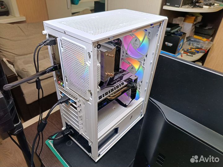 Для игр и учёбы Ryzen5 2600+ RX580 8Gb+2X8Gb