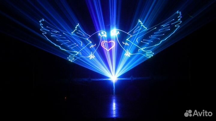 Лазерное шоу. На свадьбу,юбилей,корпоратив,рекламу